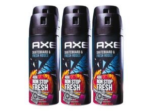 8710847909672 - Axe Bodyspray Skateboard & Fresh Rose 150 ml 6er Pack