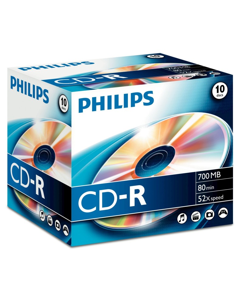 8710895778183 - - 10 x CD-R - 700 MB (80 Min) 52x - Jewel Case (Schachtel)