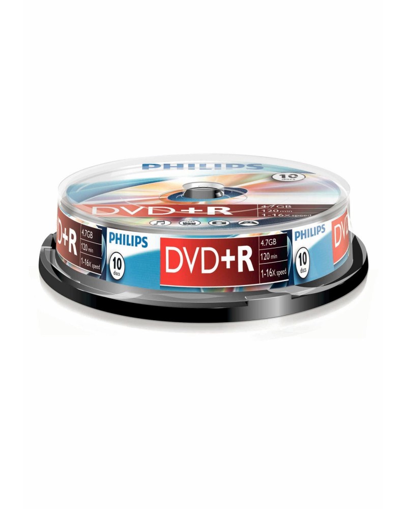 8710895922302 - 11-040-031 DVD+R 47GB 120Min 16x Cakebox (10 Disc) 11-040-031 8710895922302