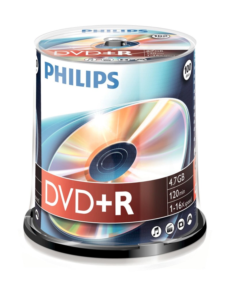 8710895922357 - 11-040-034 DVD+R 47GB 120Min 16x Cakebox (100 Disc 11-040-034 8710895922357