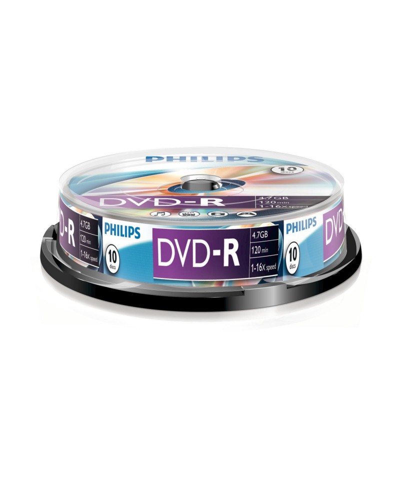 8710895922524 - 11-040-024 DVD-R 47GB 120Min 16x Cakebox (10 Disc) 11-040-024 8710895922524