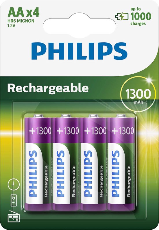 8710895962926 - AA-Akkus - 4 Stück - 1300 mAh