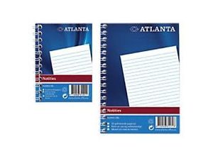 8710968314911 - Djois Atlanta Notizbuch DIN A7 Liniert Spiralbindung Hardcover Blau 100 Seiten