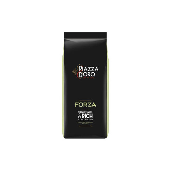 8711000243879 - Piazza DOro Forza Espressobohnen 100% Arabica-Bohnen ganze Bohne UTZ-zertifiziert 1 kg