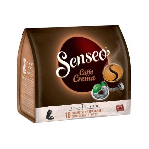 8711000430385 - Caffè Crema - 16 Kaffeepads 8711000430385 SENSEO 4051962 16 Stü