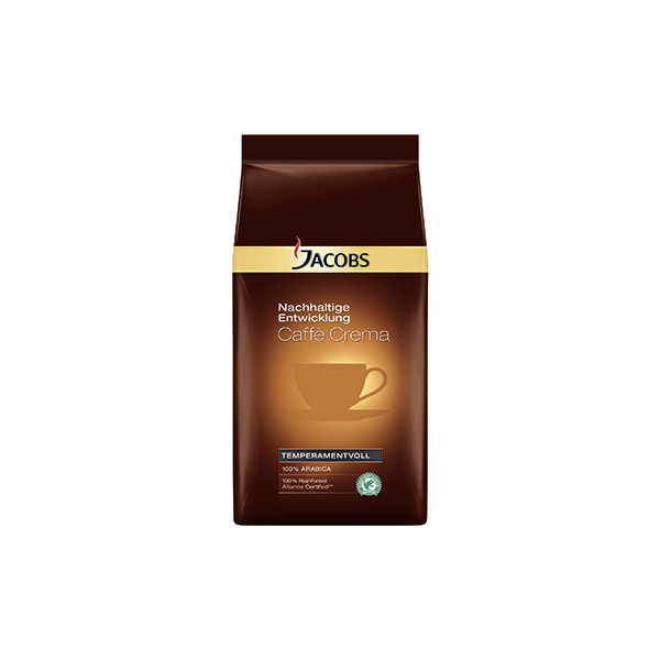 8711000506653 - Kaffee Nachhaltige Entwicklung Caffé Crema temperamentvoll ganze Bohne 1000 g Pack 8711000506653 Jacobs