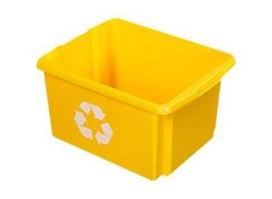 8711112390669 - Recycle-Box Nesta 45 l L 455 x B 360 x H 360 mm gelb