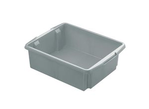 8711112391277 - Stapelbox Aufbewahrungsboxen BxTxH 36x455x145 cm 17 l Gr B H T 36 cm x 145 cm x 455 cm grau Stapelbox Körbe Boxen