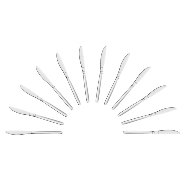 8711155098706 - 12 Messer Scandinave silber poliert 8711155098706 12 Stück 8711155098706 - 12 Messer Scandinave silber poliert 8711155098706 12 Stück
