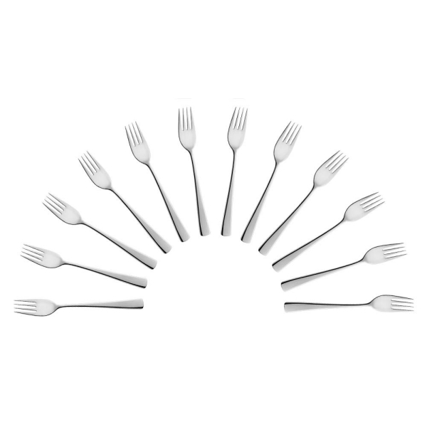 8711155162445 - 12 Gabel Dante silber satiniert 8711155162445 12 Stück 8711155162445 - 12 Gabel Dante silber satiniert 8711155162445 12 Stück