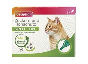 8711231138487 - Beaphar Zecken- und Flohschutz SPOT-ON 3 x 08 ml für Katzen