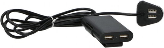 8711252030944 - All Ride USB Ladegerät für Auto - Autoladegerät - 12  24 Volt - Splitter für Zigarettenanzünder
