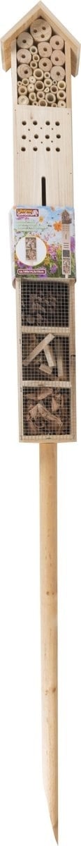 8711252135175 - Insektenhotel - Holz - 160 x 145 x 10 cm - auf Stange