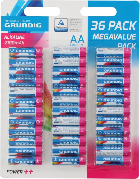 8711252145648 - - Batterien - AA - 36 Stück 8711252145648 - - Batterien - AA - 36 Stück