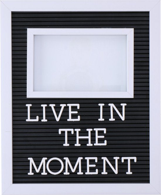 8711252163789 - ArtiCasa Buchstabenbrett mit Fotorahmen - 188 Buchstaben - 28x23x3cm 8711252163789 - ArtiCasa Buchstabenbrett mit Fotorahmen - 188 Buchstaben - 28x23x3cm