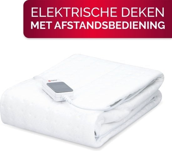 8711252174457 - alpina Electric Blanket - Wärmedecke - 3 Stufen - mit Fernbedienung - waschbar - 1-Person