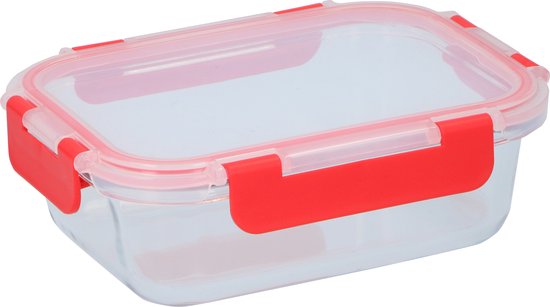 8711252180137 - Food Storage Box - 620 ml - Glas - Extra stabil - Gefrierschrank- Backofen- Mikrowellen- und Spülmaschinenfest