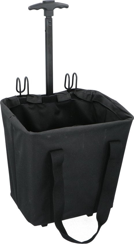 8711252180458 - Fahrradtasche Trolley - 24 Liter - Regenschutz - Schwarz