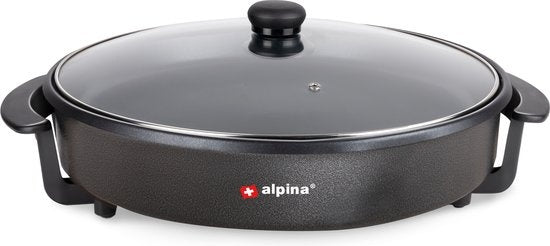 8711252182025 - alpina Elektro-Geschirrspüler - Party-Pfanne - Antihaftbeschichtung - 1500 W - Temperaturregler - Ã˜ 40 cm