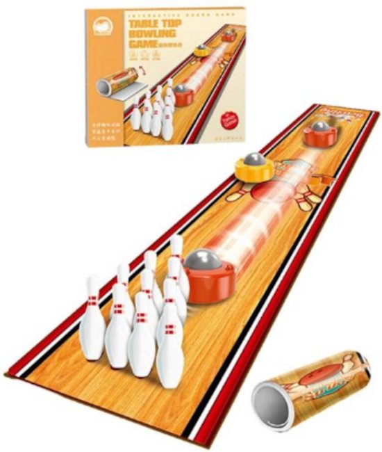 8711252231181 - Lifetime Games Shuffle Bowling Tischspiel - Kompletter Kegelsatz - 90 x 20 x 3 cm 8711252231181 - Lifetime Games Shuffle Bowling Tischspiel - Kompletter Kegelsatz - 90 x 20 x 3 cm
