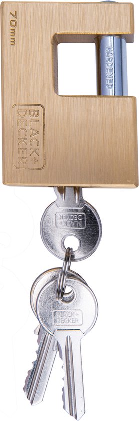 8711252231891 - Vorhängeschloss - 70mm - Inkl 3 Schlüssel - Massivmessing 8711252231891 - Vorhängeschloss - 70mm - Inkl 3 Schlüssel - Massivmessing