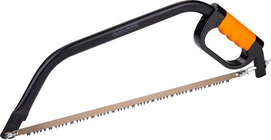 8711252234199 - Bogensäge BXGTTO7032 - 21  53CM - Soft Comfort Handle - Stoßdämpfend - Knöchelschutz - Stahl - Schwarz Orange