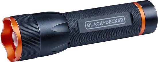 8711252235141 - LED-Taschenlampe 120 Lumen - 3W - 180M Reichweite - 3 Leuchtmodi Hoch Niedrig Pulsierend - Schwarz Orange 8711252235141 - LED-Taschenlampe 120 Lumen - 3W - 180M Reichweite - 3 Leuchtmodi Hoch Niedrig Pulsierend - Schwarz Orange
