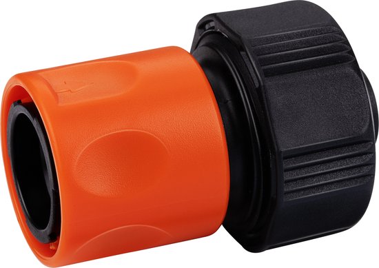 8711252235967 - Gartenschlauch Schnellkupplung - 5 8-3 4 - ⌀16-19 mm - Kunststoff - Schwarz Orange 8711252235967 - Gartenschlauch Schnellkupplung - 5 8-3 4 - ⌀16-19 mm - Kunststoff - Schwarz Orange