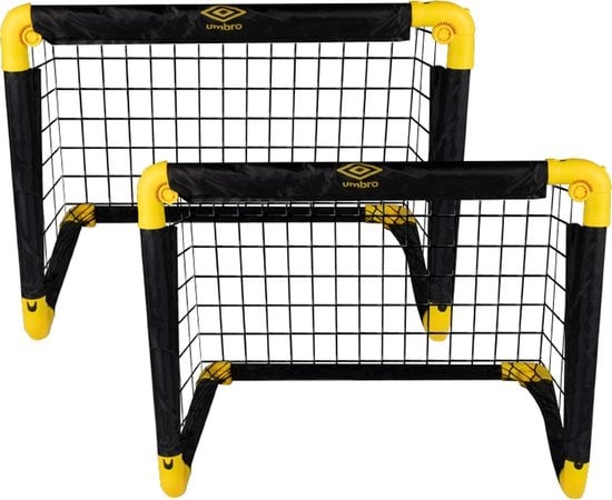 8711252268774 - Umbro Fußballtore - 2er Set - faltbares Fußballtor - 50 x 44 x 44 CM - Fußballtraining - für Kinder und Erwachsene