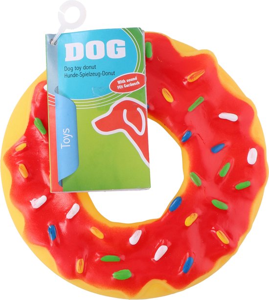 8711252293868 - Maxxpro quietschendes Donut Hundespielzeug rund 13x13x3mm (Länge Breite Höhe) Kunststoff