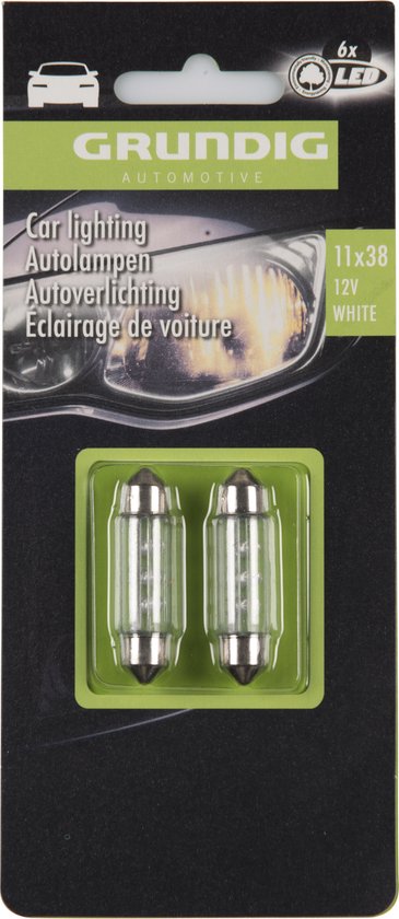 8711252327389 - 2er Set Autoscheinwerfer - 6x LED - 12 Volt - 11 x 38 - Weiß 8711252327389 - 2er Set Autoscheinwerfer - 6x LED - 12 Volt - 11 x 38 - Weiß