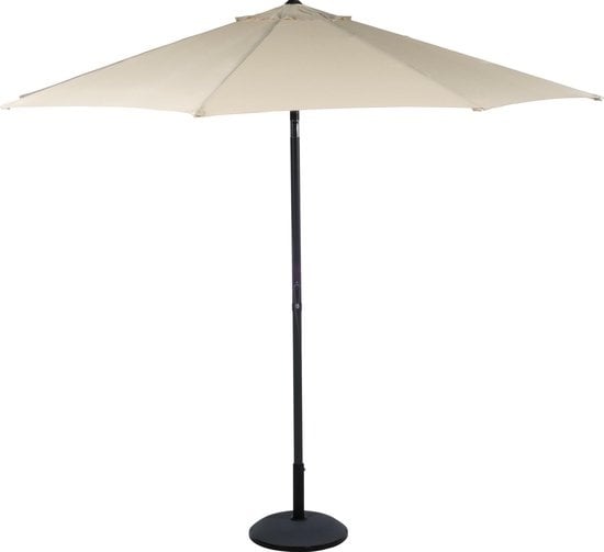 8711252434025 - Sonnenschirm - Stockschirm - Ø300 cm - champagner beige - mit Kurbel