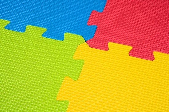 8711252474441 - - Kinder-Puzzle-Spielzeugmatte - 4 Teile Spielmatte