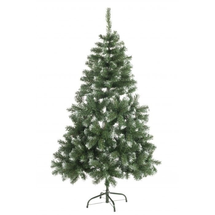 8711252493404 - Weihnachtsgeschenke Weihnachtsbaum Weißtanne mit Schnee - 90 cm - 100 Knospen