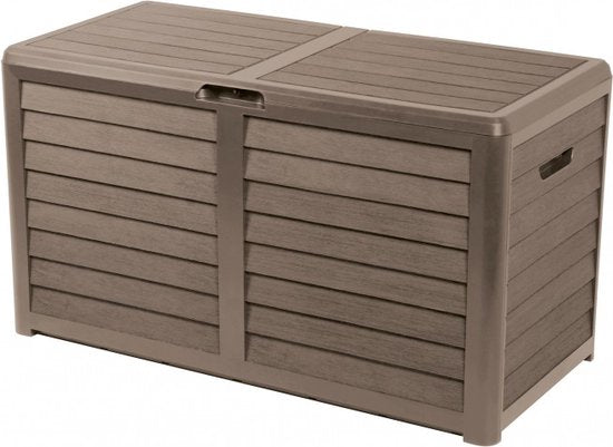 8711252501543 - Garten Kissen Box 420L - Outdoor Kissen Box - 1173 x 653 x 548 cm - Garten Aufbewahrungsbox - Taupe