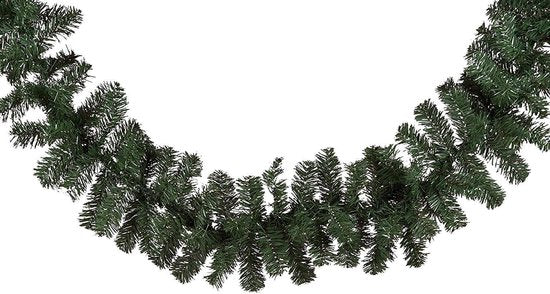 8711252511146 - Weihnachtsgeschenke Weihnachtsgirlande - Plastic Pine Garland - Girlande Grün - 270 CM