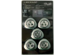 8711252853314 - Led Schranklampe Drucklampe 5er Set-M85331 - Dunlop