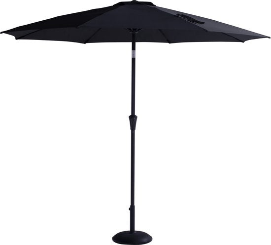 8711268606454 - Sonnenschirm Tillt 270 cm schwarz | Hochwertiger Sonnenschirm | UV-Schutz |