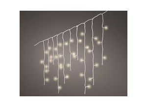 8711277079782 - Peragashop - Kaemingk led Lichtervorhang Icicle Lights 175 Lichter 75 m weiß Weihnachtslichterketten