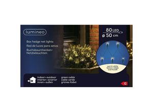 8711277575482 - Led Buchsbaumkugelnetz ø 50 cm 80 Lichter warmweiß - Lumineo