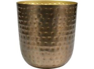 8711355174026 - Ter Steege Übertopf Mayren Ø 31 x 31 cm gold