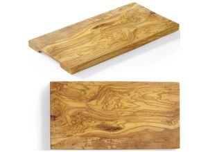 8711369505182 - Servierbrett aus Olivenholz rechteckig 350 x 150 x 18 mm - Hendi 505182