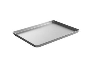 8711369808504 - Präsentationstablett für Backwaren aus Aluminium 400 x 300 x 20 mm silberfarben – Hendi 808504