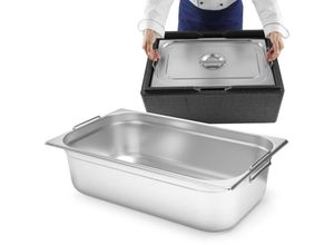 8711369817148 - Gastronomiebehälter GN 1 1 mit ausziehbaren Griffen 530x325x150mm 21L 817148