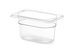 8711369861837 - Transparenter GN-Polycarbonatbehälter GN 1 9 Höhe 65 mm - Hendi 861837