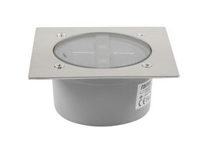 8711387093753 - Solar led Bodeneinbaustrahler carlo für Außen Edelstahl eckig 10x10cm IP67