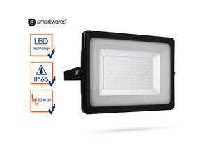 8711387170591 - Smartwares - 150 Watt led Außen Strahler 4000 Kelvin Neutralweiß Fassadenbeleuchtung