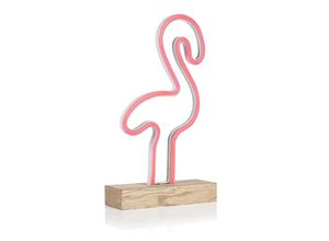 8711387172366 - Smartwares - Retro led Tischleuchte   Dekoleuchte Flamingo pinkes Licht Höhe ca 33cm