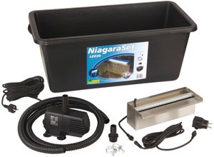 8711465120982 - Niagara 30 cm LED Set - Pumpe 2300 l h Becken 65l Schlauch 2m - für eine Einba