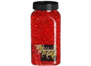 8711473190670 - Dekorative Perlen rot 650 ml ca 550 g Perlen - Mica Decorations